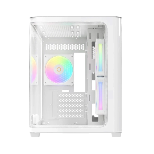 Корпус Ocypus Iota C50 WH Curve ARGB Digital mATX/ITX 2xUSB Type-C Белый Iota-C50-WHD300CD-GL