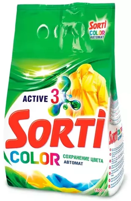 Стиральный порошок Sorti Color (автомат), 1.5 кг
