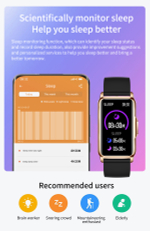 Спортивный смарт браслет XRide H80 с изогнутым экраном (кровяное давление, сердечный ритм и сатурация)