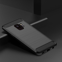 Чехол для Samsung Galaxy S9 цвет Black (черный), серия Carbon от Caseport