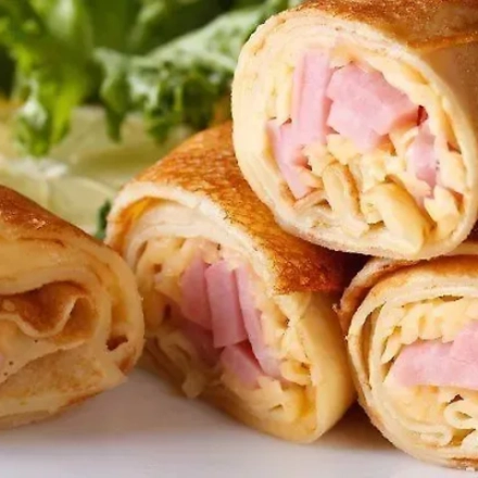 БЛИНЫ фаршированые: ВЕТЧИНА, СЫР (0,4 кг)