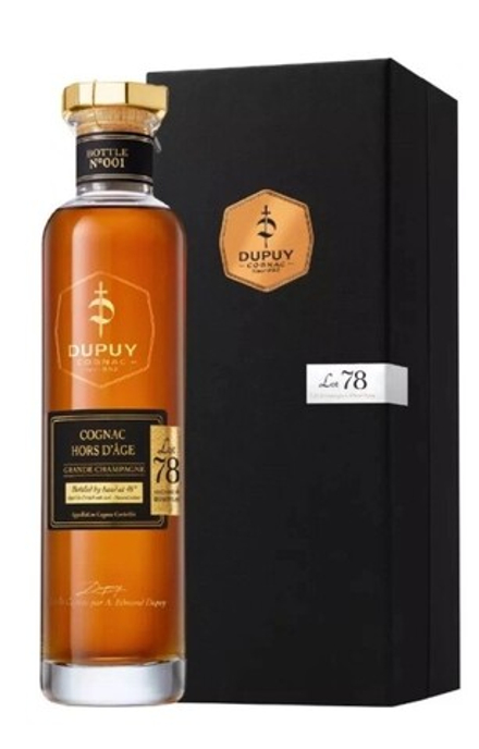 Коньяк Dupuy Lot 78 Hors d'Age, Grande Champagne AOC, 0.7 л