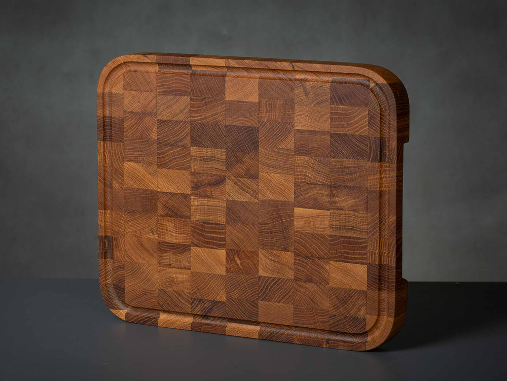 Доска дубовая 375x314x34