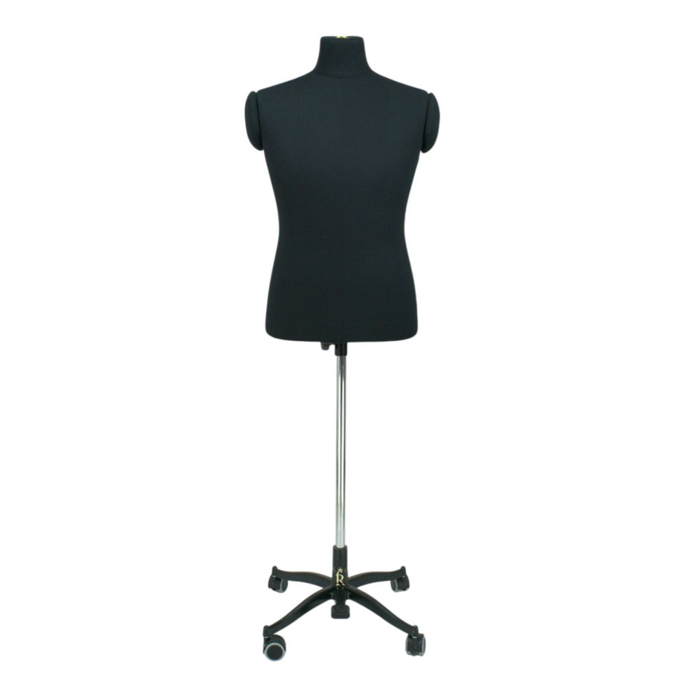 Манекен портновский мужской Ричард, комплект Стандарт, цвет черный, размер L, в комплекте подставка «Милан» и магнит-трафарет