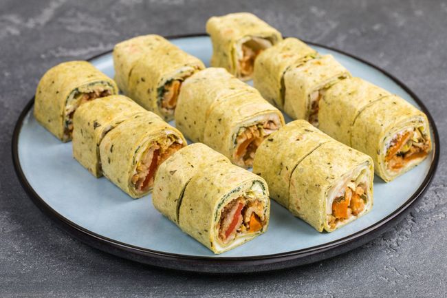 Тортилья с овощами темпура, 16 шт.