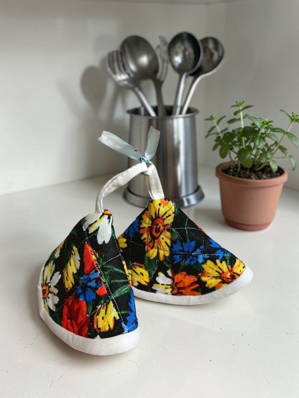 Прихватка колпачки Колокольчик 2 шт, в ассортименте