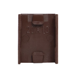 Соединитель (20x10) (4 шт) темное дерево EKF-Plast