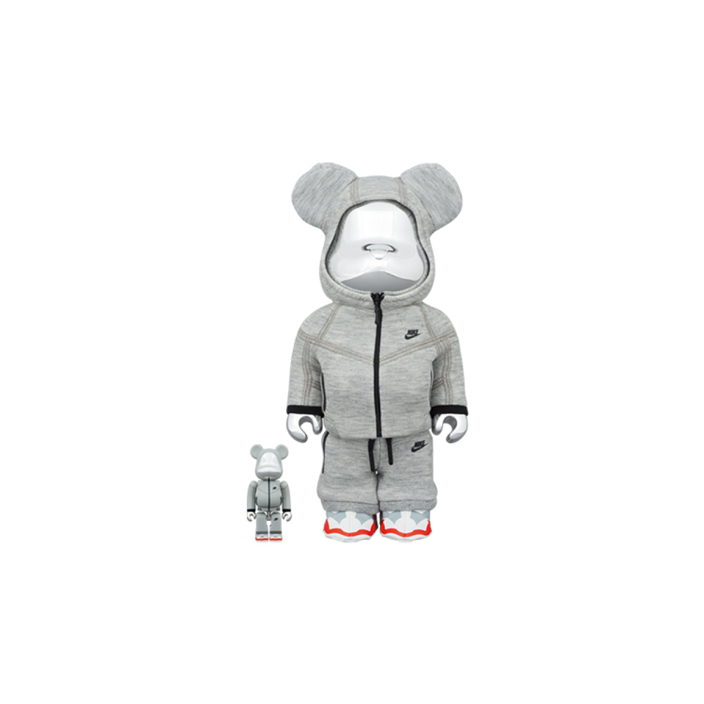 Дизайнерские игрушки BE@RBRICK x Nike TECH FLEECE N98 100%400% 7cm/28cm, BE@RBRICK-2309-0001