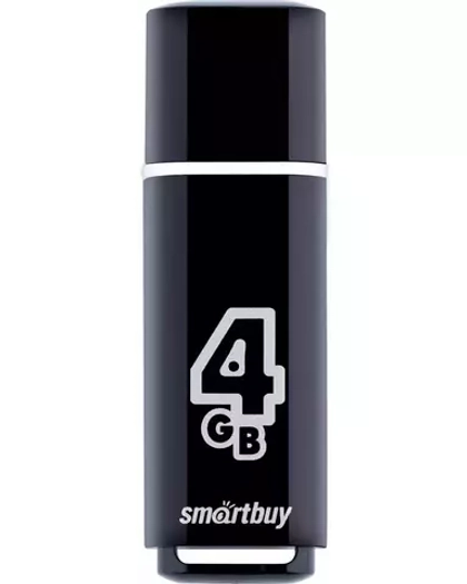 4GB USB Smartbuy Glossy series Black