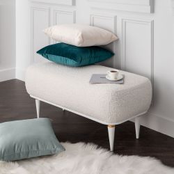 Подушка декоративная Фелисити Белый опал