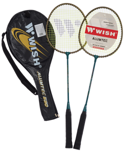Набор для бадминтона Alumtec 550, 2 ракетки, синий