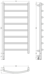 Сунержа Галант 3.1 1000х500 МЭМ левый