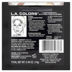 L.A. Colors, Sculpt + Contour, палитра для контурирования из 4 оттенков, CPF638 Shape It Up, 14 г (0,49 унции)