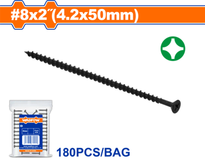 Шуруп для ДСП с потайной головкой и 4 ребрами жесткости