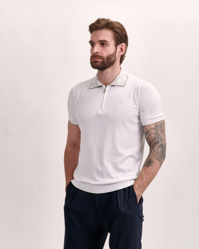 Поло с коротким рукавом на молнии Svevo