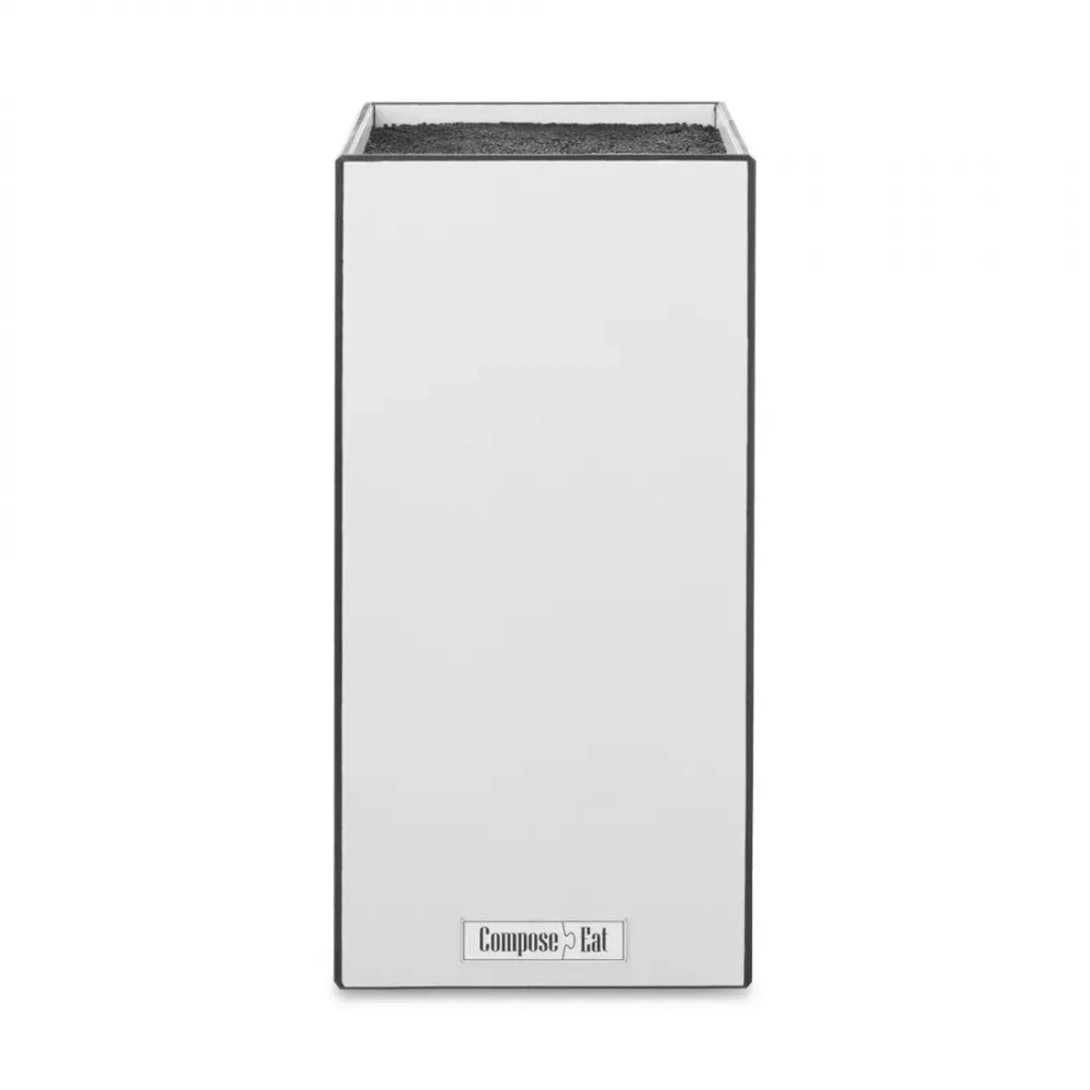 Подставка для кухонных ножей 11х11х24см ComposeEat Elegance белый