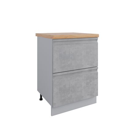 Кухня Модуль СК2 600 Скала Бетон светлый