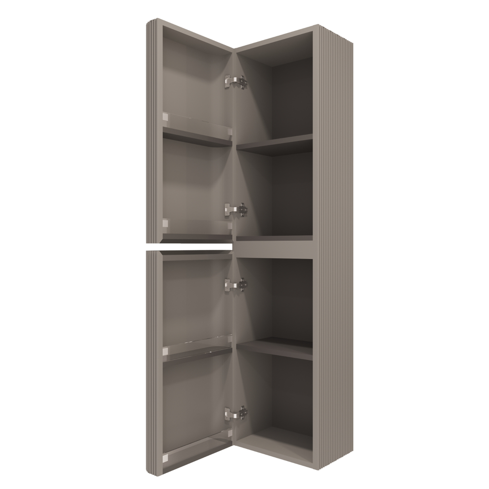 Шкаф Vincea Alto VSC-4A150MG-L подвесной, левый, 1500*404*350, светло-серый матовый