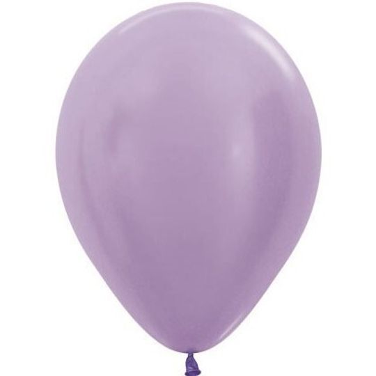Латексный воздушный шар, цвет сиреневый перламутр