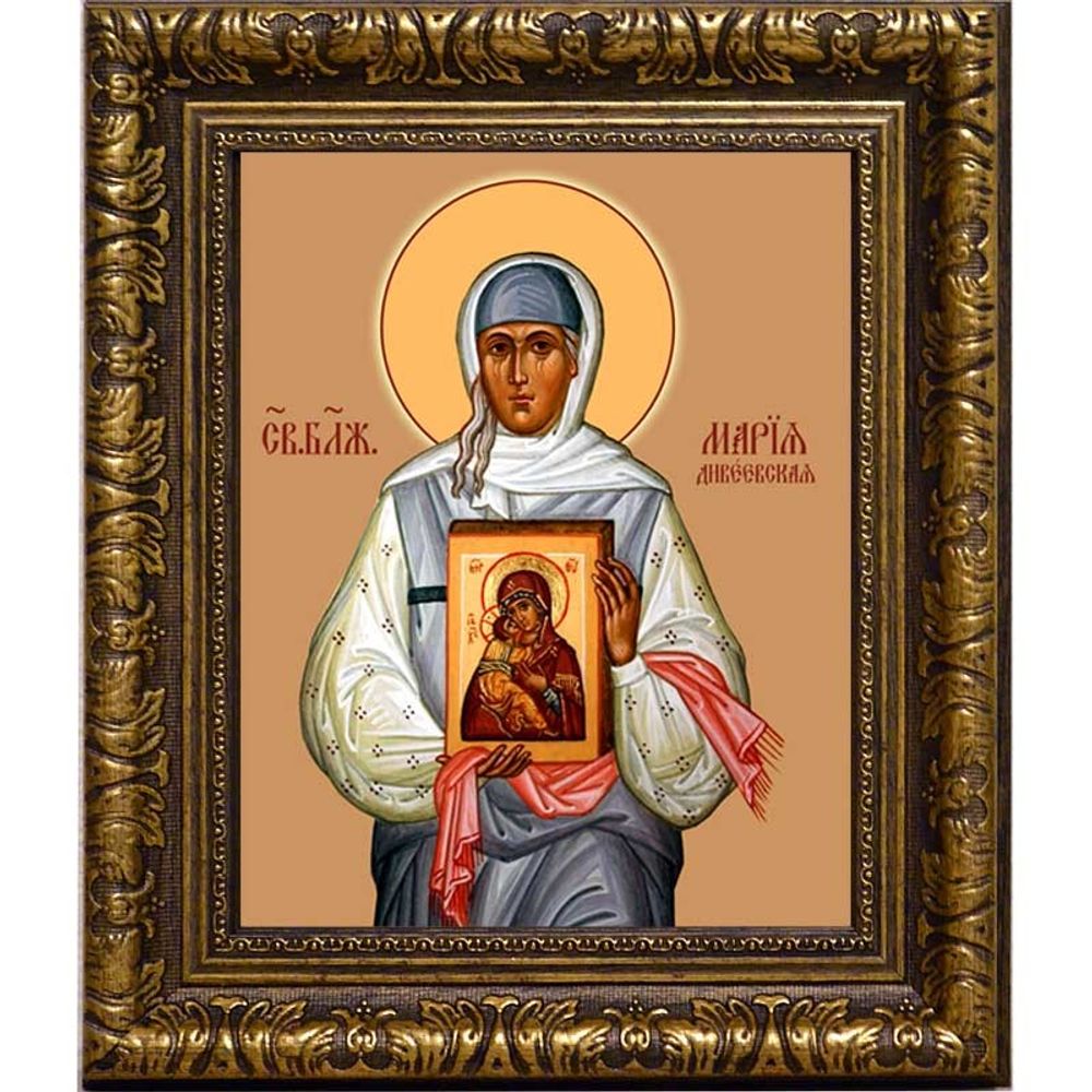 Мария Дивеевская Святая блаженная. Икона на холсте.