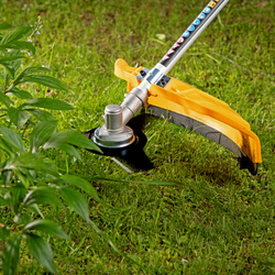 Триммер электрический TE-1400, 1400 Вт, 420 мм, катушка + диск, разборная штанга Denzel