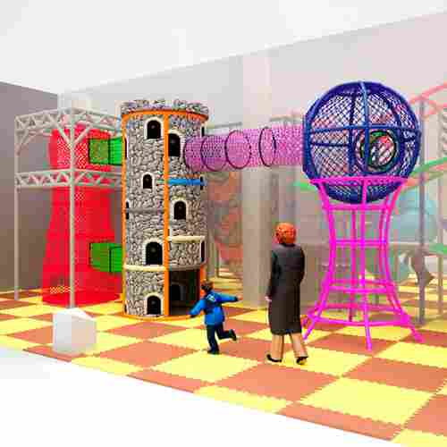 Верёвочный лабиринт «Крепость фантазий»