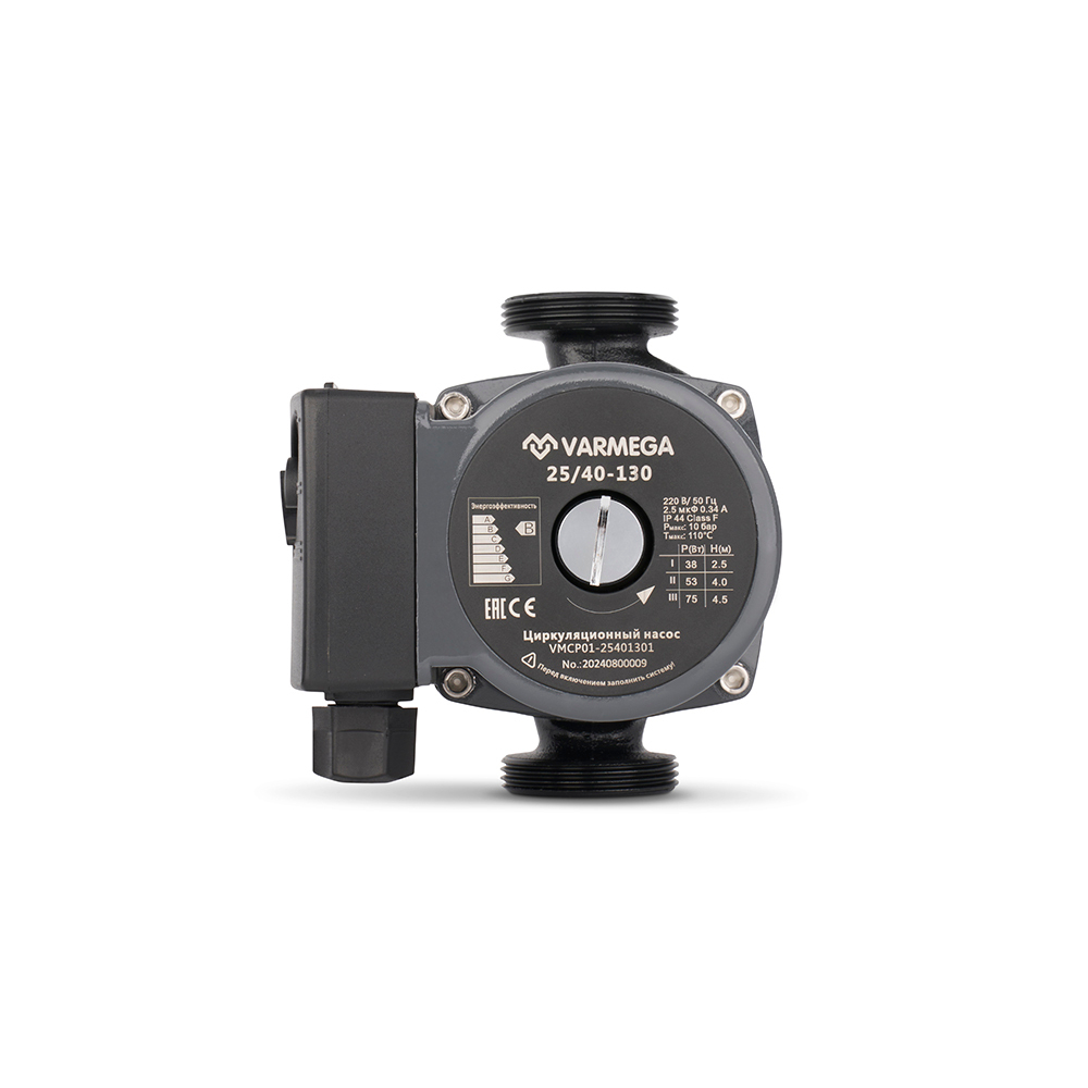 Насос циркуляционный Varmega VMCP02 PRO 25/60 130 мм, с гайками
