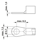 1029255 - BTFE 6-3/18 4U - Контрольная колодка