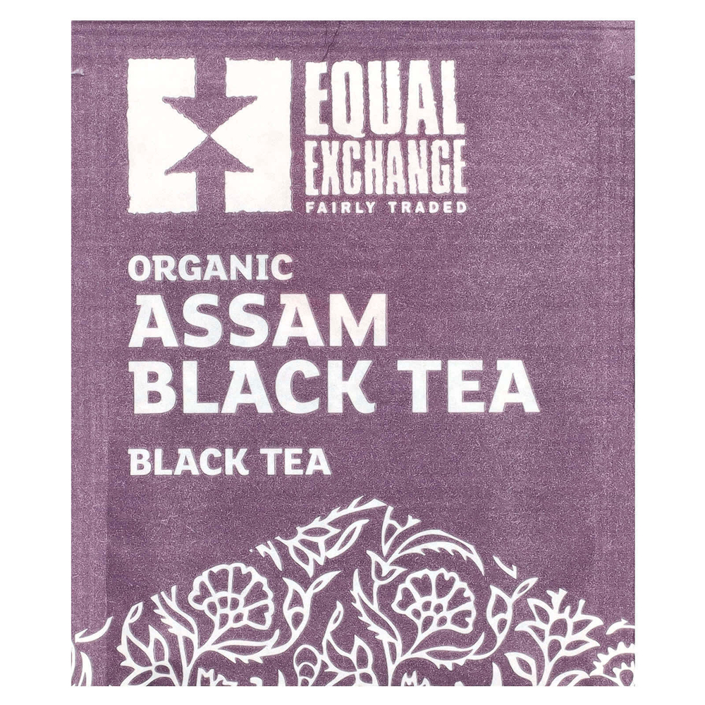 Equal Exchange, Органический черный чай ассам, 20 чайных пакетиков, 40 г (1,41 унции)