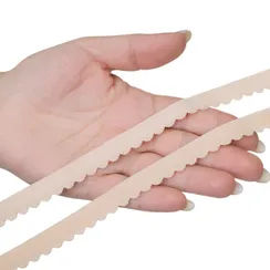 Резинка отделочная бежевая 12 мм (цв. 126), 605/12