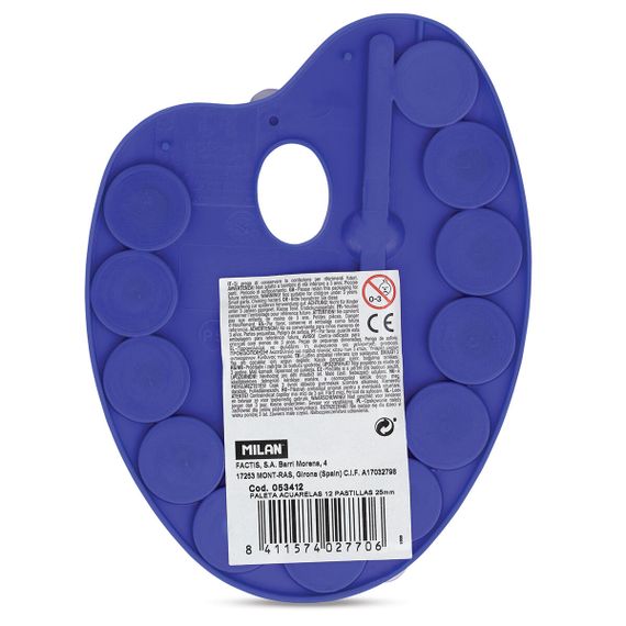 Palitra \ Палитра PALETTE OF 12 WATERCOLOUR TABLETS Ø25mm