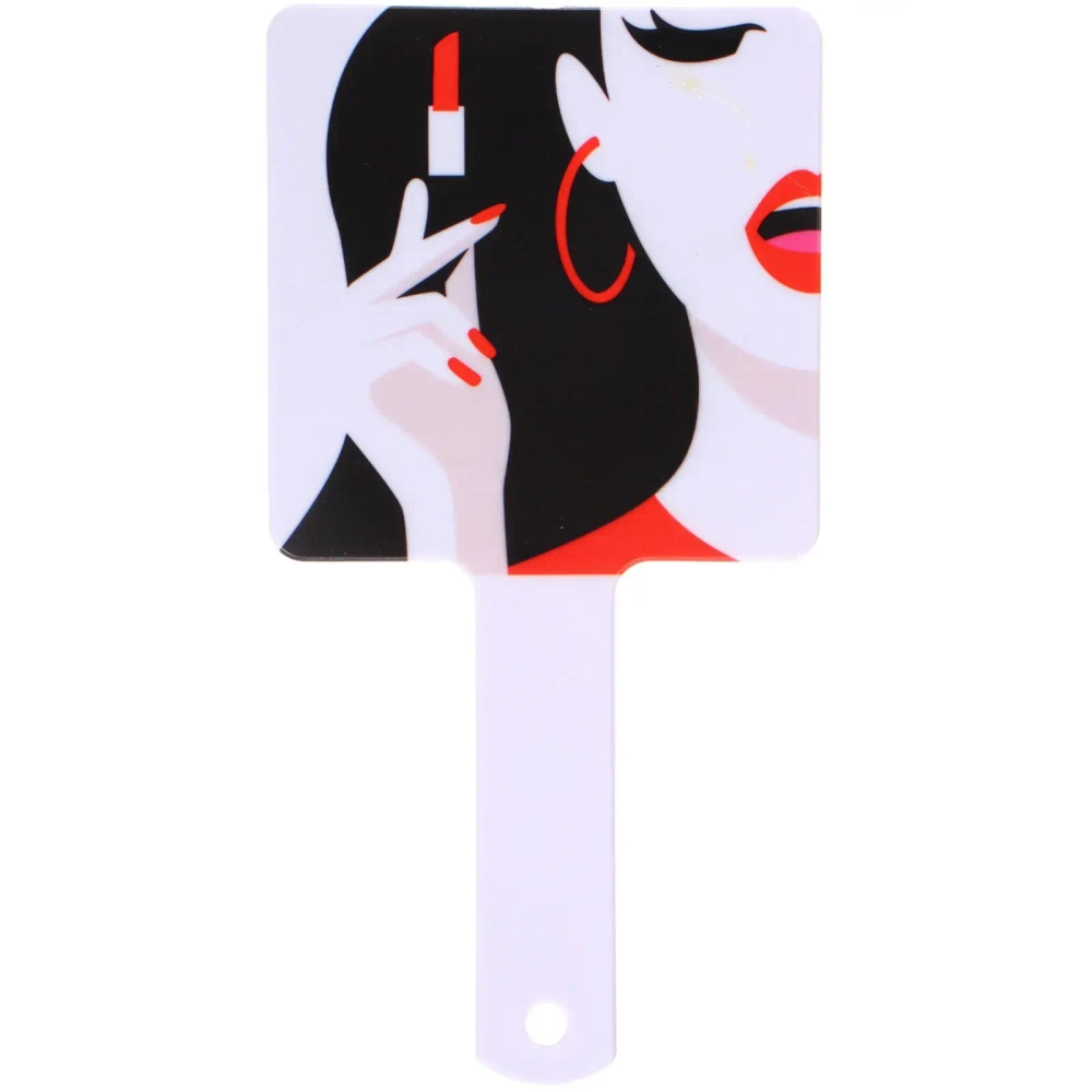 Зеркало косметическое «Коллекция ИМАНИ - ТРАТТОРИЯ», микс 4 дизайна, 23,4*12см (PVC подвес)