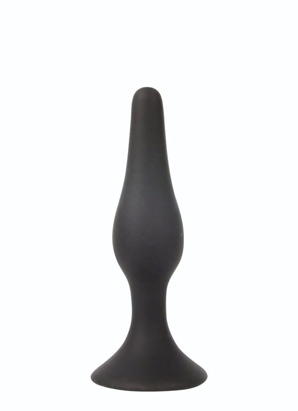 Чёрная анальная пробка Sex Expert - 9,5 см. (Цвет: черный)