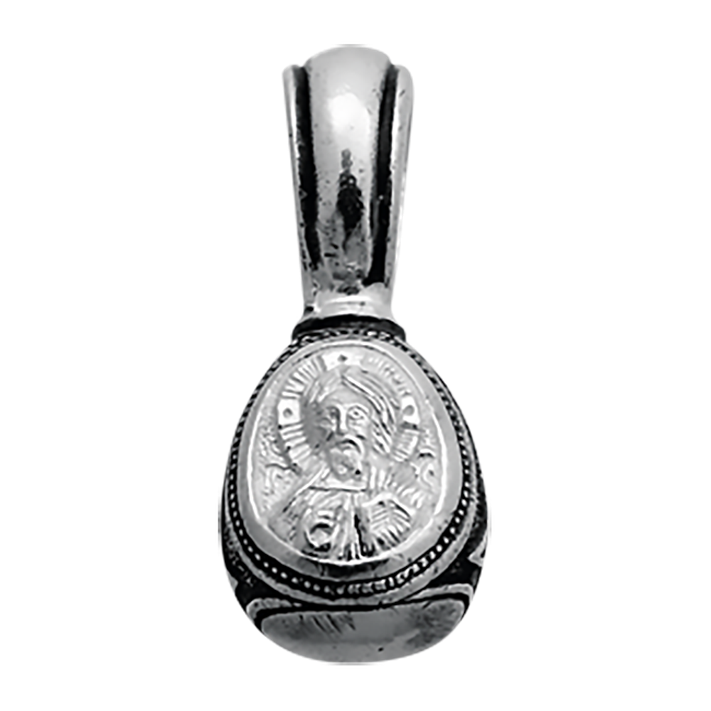 Господь Вседержитель. Образок из серебра 925°
