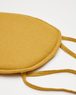 Romane Подушка для стула горчичного цвета 43 x 43 см