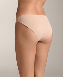 OYSHO Набор из пяти классических трусиков из смесовой хлопковой ткани, бежево-розовый