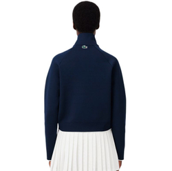 Женская теннисная куртка Lacoste Heritage - navy blue