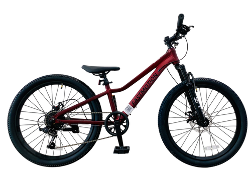 Велосипед 24" FASTMOTION 415 р.11"  7ск. Бордовый