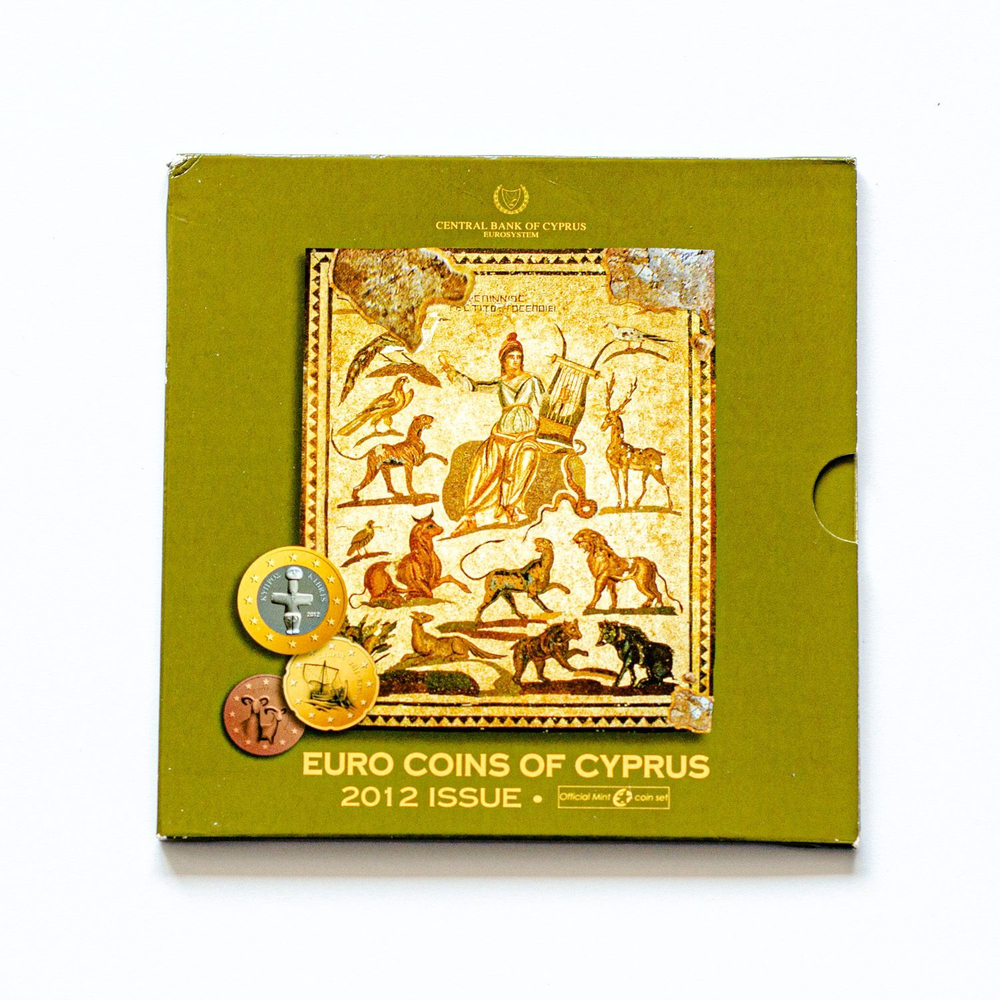 Cyprus 2012 Euro Coin Set – Including €2 "10th Anniversary of the Euro"