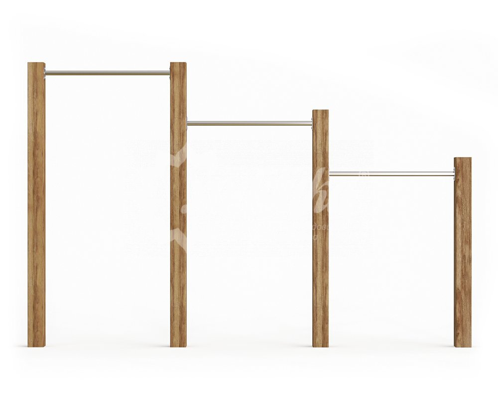 Турник тройной WOOD&SPORT «Брисбен»