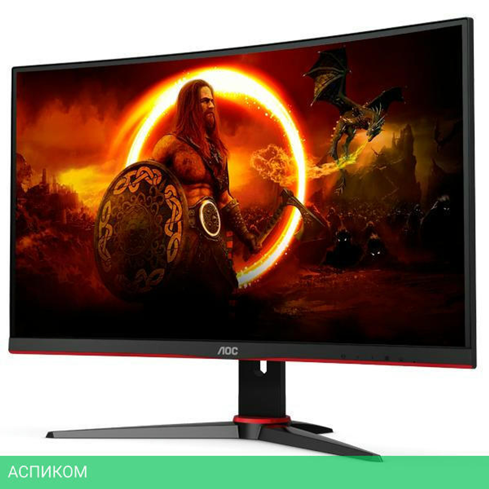 Монитор AOC C24G2AE/BK Black/Red