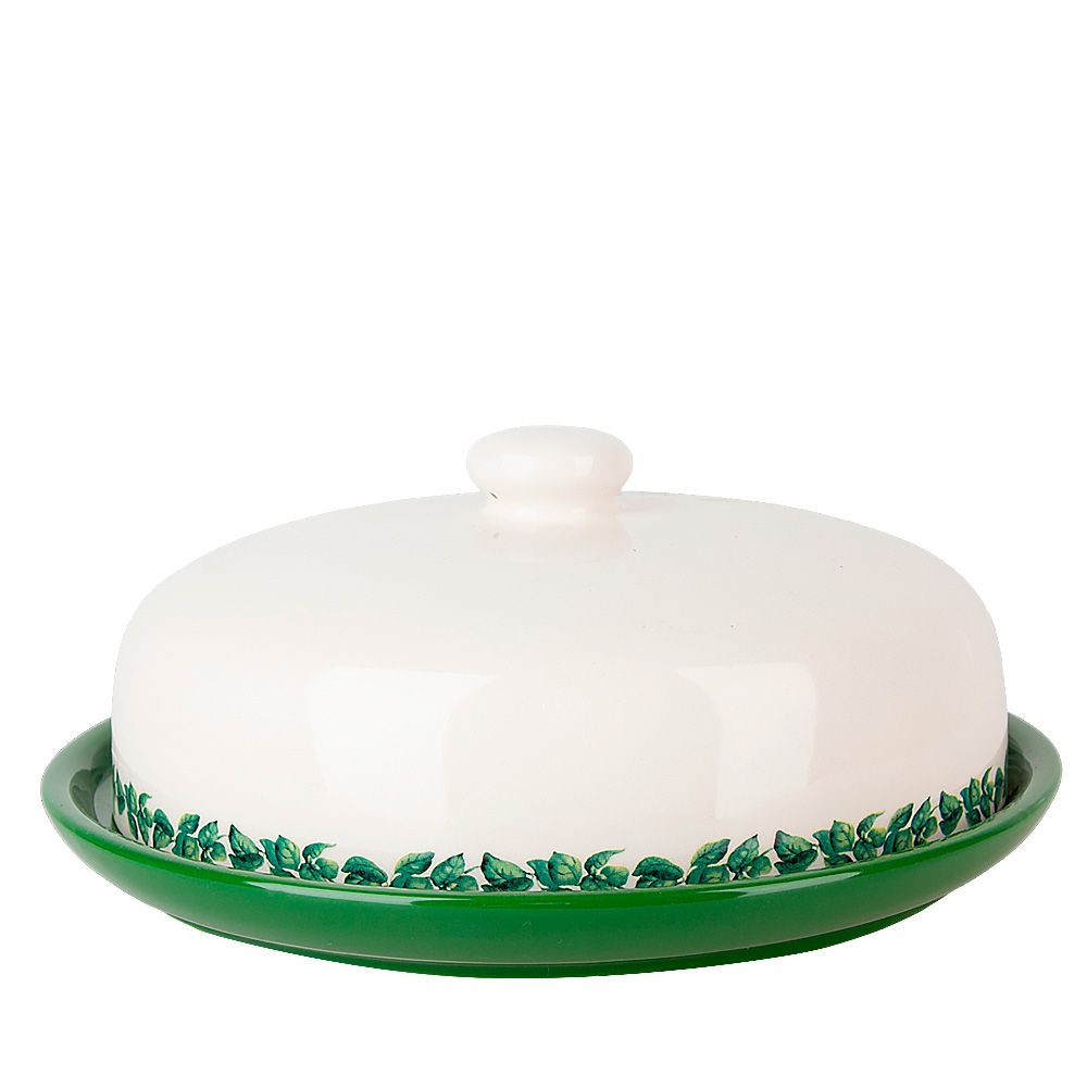 Блюдо с крышкой " " 23,5х23,5х9,5см d=24см (керамика) (подарочная упаковка)