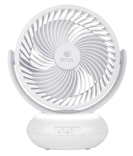 Портативный аккумуляторный вентилятор Royal Clima RSF-0701E-WT