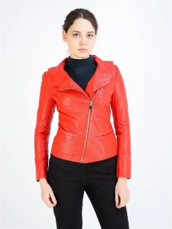Косуха кожаная куртка женская Турция