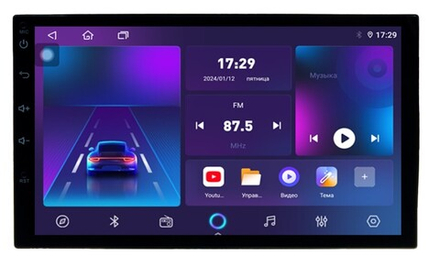 2DIN магнитола (экран 7") - Parafar PF002RNX на Android 13, 8-ядер, 4Гб+64Гб, CarPlay, 4G SIM-слот