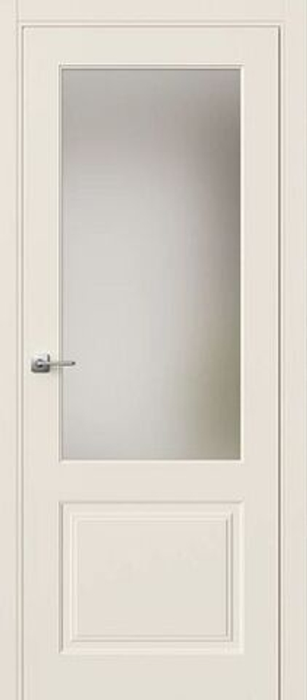 Межкомнатная дверь Фрамир Emma 10 PO Сатинат Кремово-белый