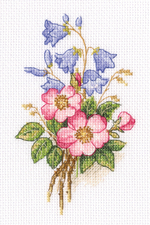 Коллекция:	Цветы¶Название по-английски:	Briar and bluebells¶Название по-русски:	Шиповник и колокольч