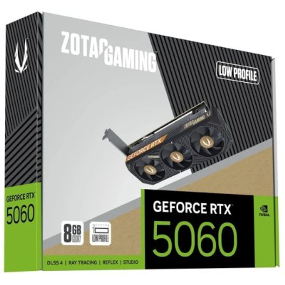 Видеокарта Zotac nVidia GeForce RTX 5060 Low Profile 8Gb ZT-B50600L-10L