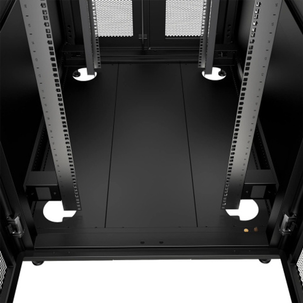 Шкаф напольный 19", 42U Cabeus ND-SC-42U80/120-BK