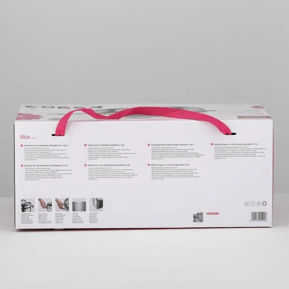 Набор кастрюль Nita, 3 предмета: 1,7 л, 3,6 л, 6,1 л